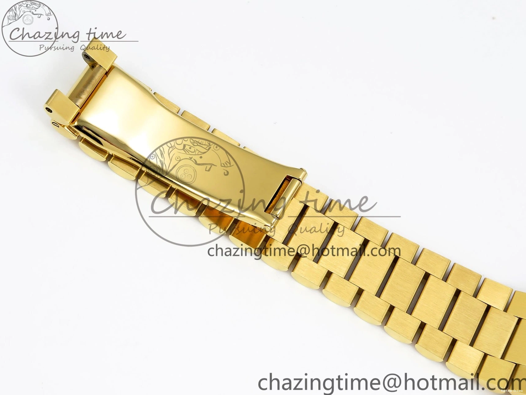 0212 Day Date 36 YG RAF 1:1 Best Edition Green Stone Roman Dial on YG Bracelet A Durable 1524